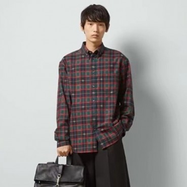 구찌 남성 네이비 셔츠 - Gucci Mens Navy Shirts 