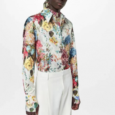 루이비통 남성 화이트 셔츠 - Louis vuitton Mens White Shirts 