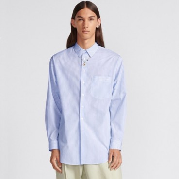디올 남성 캐쥬얼 블루 셔츠 - Dior Mens Blue Shirts 