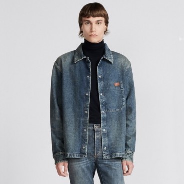 구찌 남성 캐쥬얼 블루 셔츠 - Dior Mens Blue Shirts 