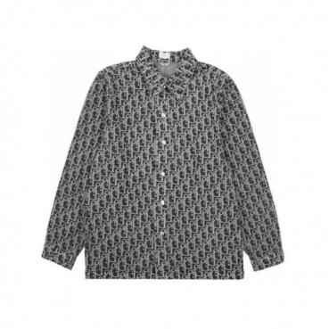 디올 남성 캐쥬얼 블랙 셔츠 - Dior Mens Black Shirts 