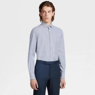 에르메네질도 제냐 남성 블루 셔츠 - Ermenegildo Zegna Mens Blue Shirts 