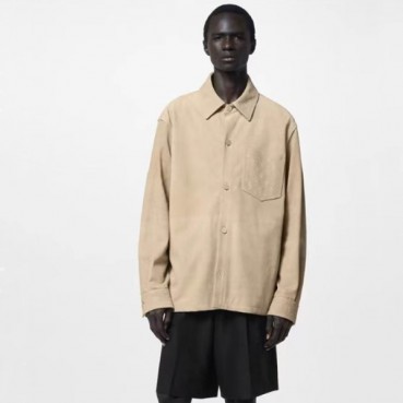 루이비통 남성 모노그램 베이지 셔츠 - Louis vuitton Mens Beige Shirts 