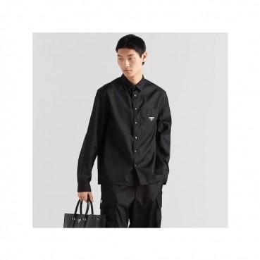 프라다 남성 모던 블랙 셔츠 - Prada Mens Black Tshirts 