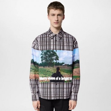 루이비통 남성 블랙 셔츠 - Louis vuitton Mens Black Tshirts 