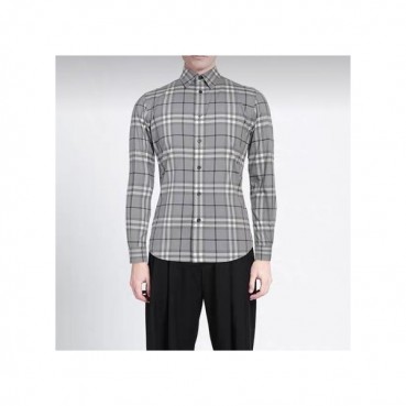버버리 남성 그레이 셔츠 - Burberry Mens Gray Shirts 