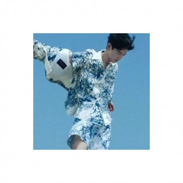 루이비통 남성 블루 반팔 셔츠 - Louis vuitton Mens Blue Half sleeved Shirts 