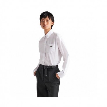프라다 여성 모던 화이트 셔츠 - Prada Womens White Tshirts 