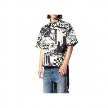 루이비통 남성 블랙 반팔 셔츠 - Louis vuitton Mens Black Tshirts 