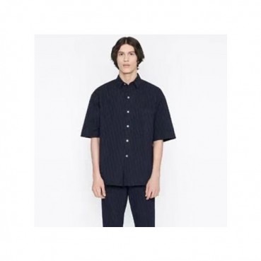 디올 남성 네이비 폴로 반팔 셔츠 - Dior Mens Navy Half sleeved Tshirts 