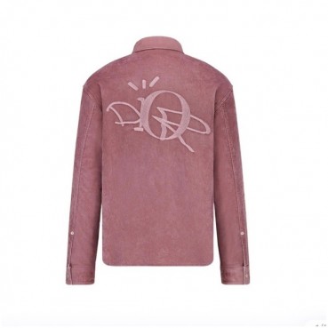 디올 남성 클래식 핑크 셔츠 - Dior Mens Pink Tshirts 