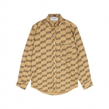 발렌시아가 트렌디 남성 카멜 셔츠 - Balenciaga Mens Camel Tshirts 