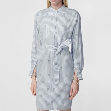 버버리 여성 블루 셔츠 - Burberry Womens Blue Tshirts 