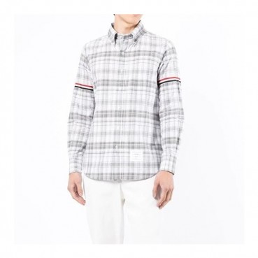 톰브라운 클래식 남성 그레이 셔츠 - Thom Browne Mens Gray Tshirts 