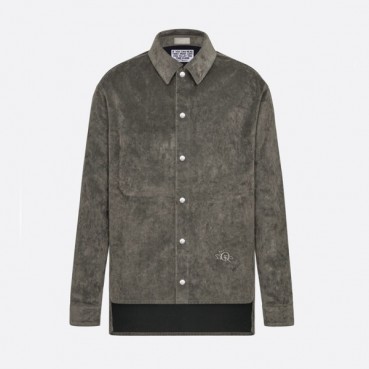 디올 남성 클래식 그레이 셔츠 - Dior Mens Gray Tshirts 