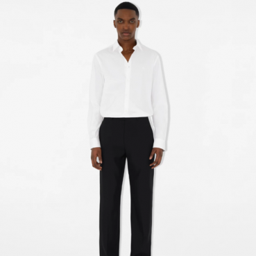 버버리 남성 베이직 화이트 셔츠 - Burberry Mens White Tshirts 