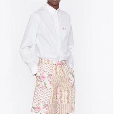 디올 남성 클래식 화이트 셔츠 - Dior Mens White Tshirts 
