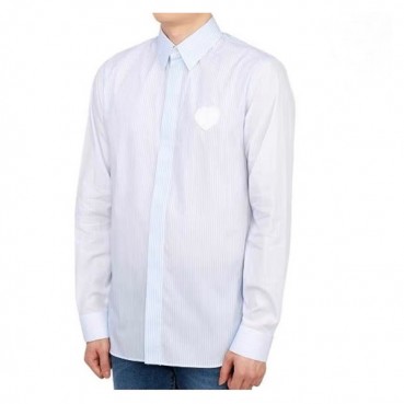 디올 남성 클래식 블루 셔츠 - Mens Blue Tshirts 