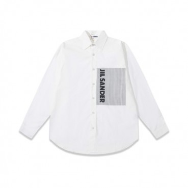 질샌더 남성 클래식 화이트 셔츠 - Mens White Tshirts 