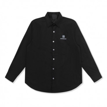지방시 남성 모던 블랙 셔츠 - Mens Black Tshirts 