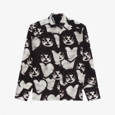 지방시 남성 모던 블랙 셔츠 - Mens Black Tshirts 