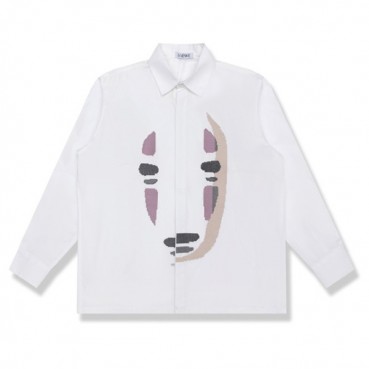 로에베 남성 클래식 화이트 셔츠 - Loewe Mens White Tshirts 