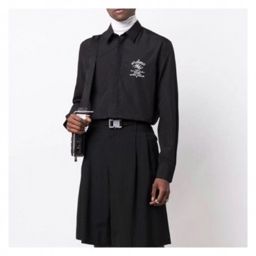 디올 남성 클래식 블랙 셔츠 - Mens Black Tshirts 