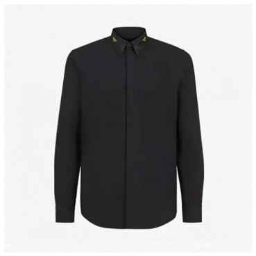 펜디 남성 클래식 블랙 셔츠 - Mens Black Tshirts 