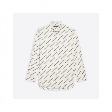 발렌시아가 트렌디 남성 아이보리 셔츠 - Mens Ivory Tshirts 