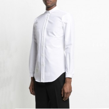 톰브라운 클래식 남성 화이트 셔츠 - Mens White Tshirts 