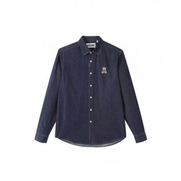 Moschino  Mm/Wm Logo Slim Fit Cotton Tshirts Navy - 모스키노 2021 남/녀 로고 코튼 셔츠 Mos0210x Size(m 