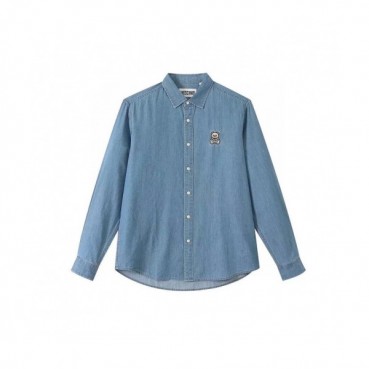 Moschino  Mm/Wm Logo Slim Fit Cotton Tshirts Blue - 모스키노 2021 남/녀 로고 코튼 셔츠 Mos0209x Size(m 