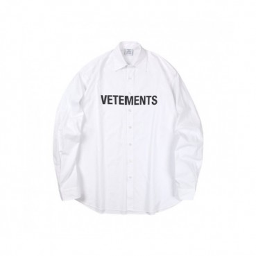 Vetements Unisex Logo Cotton Short Sleeved Oversize Tshirts White - 베트멍 2021 남/녀 로고 코튼 오버사이즈 셔츠 Vet0212x Size(xs 