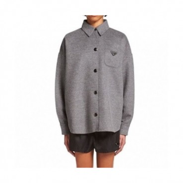 Prada  Mm/WmBasic Cotton Tshirts Gray - 프라다 2021 남/녀 베이직 코튼 셔츠 Pra02445x Size(s 
