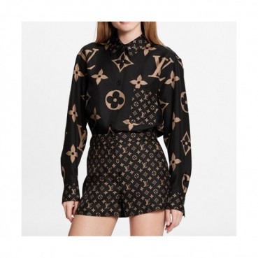 Louis vuitton Womens Trendy  shirts Black - 루이비통 2021 여성 트렌디 셔츠 Lou03587x Size(s 