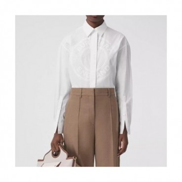 Burberry Womens Vintage Basic Tshirts White - 버버리 2021 여성 빈티지 베이직 셔츠 Bur04104x Size(s 