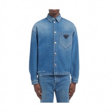 Prada  Mens Basic Casual Tshirts Blue - 프라다 2021 남성 베이직 캐쥬얼 셔츠 Pra02357x Size(s 