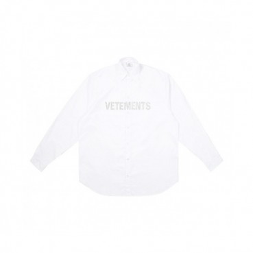 Vetements Unisex Logo Cotton Short Sleeved Oversize Tshirts - 베트멍 2021 남/녀 로고 코튼 오버사이즈 셔츠 Vet0166x Size(s 