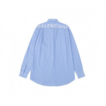 Balenciaga  Mens Logo Cotton Tshirts Blue - 발렌시아가 2021 남성 로고 코튼 셔츠 Bal01129x Size(s 