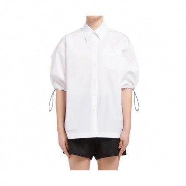 Prada  Womens Basic Cotton Tshirts White - 프라다 2021 여성 베이직 코튼 셔츠 Pra02314x Size(s 