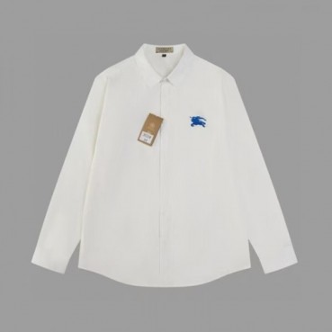 버버리 남성 클래식 화이트 셔츠 - Mens White Tshirts 