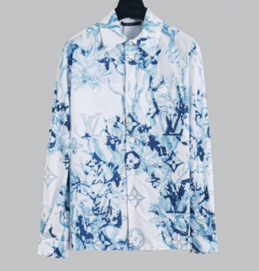 Louis vuitton  Mens Trendy shirts White - 루이비통 2023 남성 트렌디 셔츠 Lou02958x Size(s 