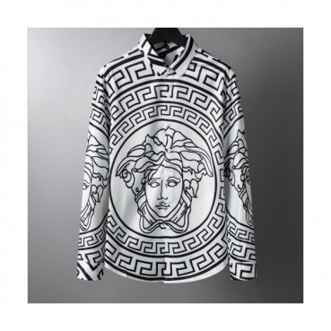 Versace   Mens Logo Tshirts White - 베르사체 2021 남성 로고 셔츠 Ver0855x Size(m 