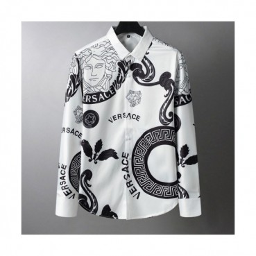 Versace   Mens Logo Tshirts White - 베르사체 2021 남성 로고 셔츠 Ver0853x Size(m 