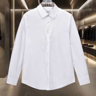 버버리 남성 클래식 화이트 셔츠 - Mens White Tshirts 