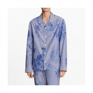 Louis vuitton 2021 Mens Trendy shirts Blue - 루이비통 2021 남성 트렌디 셔츠 Lou02829x Size(s 