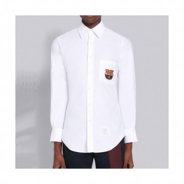 Thom Browne Mens Strap Cotton Tshirts - 톰브라운 남성 스트랩 코튼 셔츠 Thom01261x