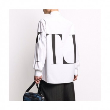 Valentino 2021 Mens Logo Casual Cotton Shirts - 발렌티노 2021 남성 로고 캐쥬얼 코튼 셔츠 Val0464x.Size(s 