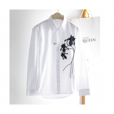 Alexander McQueen 2021 Mens Business Cotton Tshirts - 알렉산더 맥퀸 2021  남성 비지니스 코튼 셔츠 Ale0098x.Size(s 