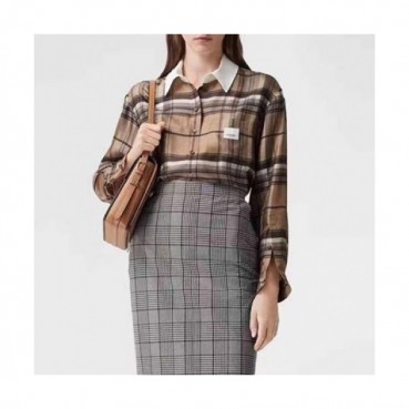Burberry 2021 Womens Vintage Basic Tshirts - 버버리 2021 여성 빈티지 베이직 셔츠 Bur03592x.Size(s 
